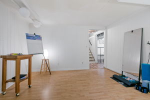 In the basement flex room at 5549 27th Avenue S, minor finishing work and an egress window would quickly achieve a legal 4th bedroom.
