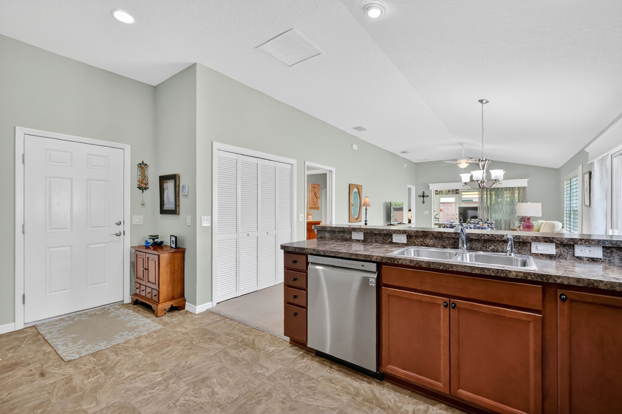 Kitchen and Foyer