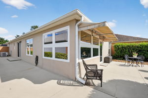 Rear and Side Courtyard