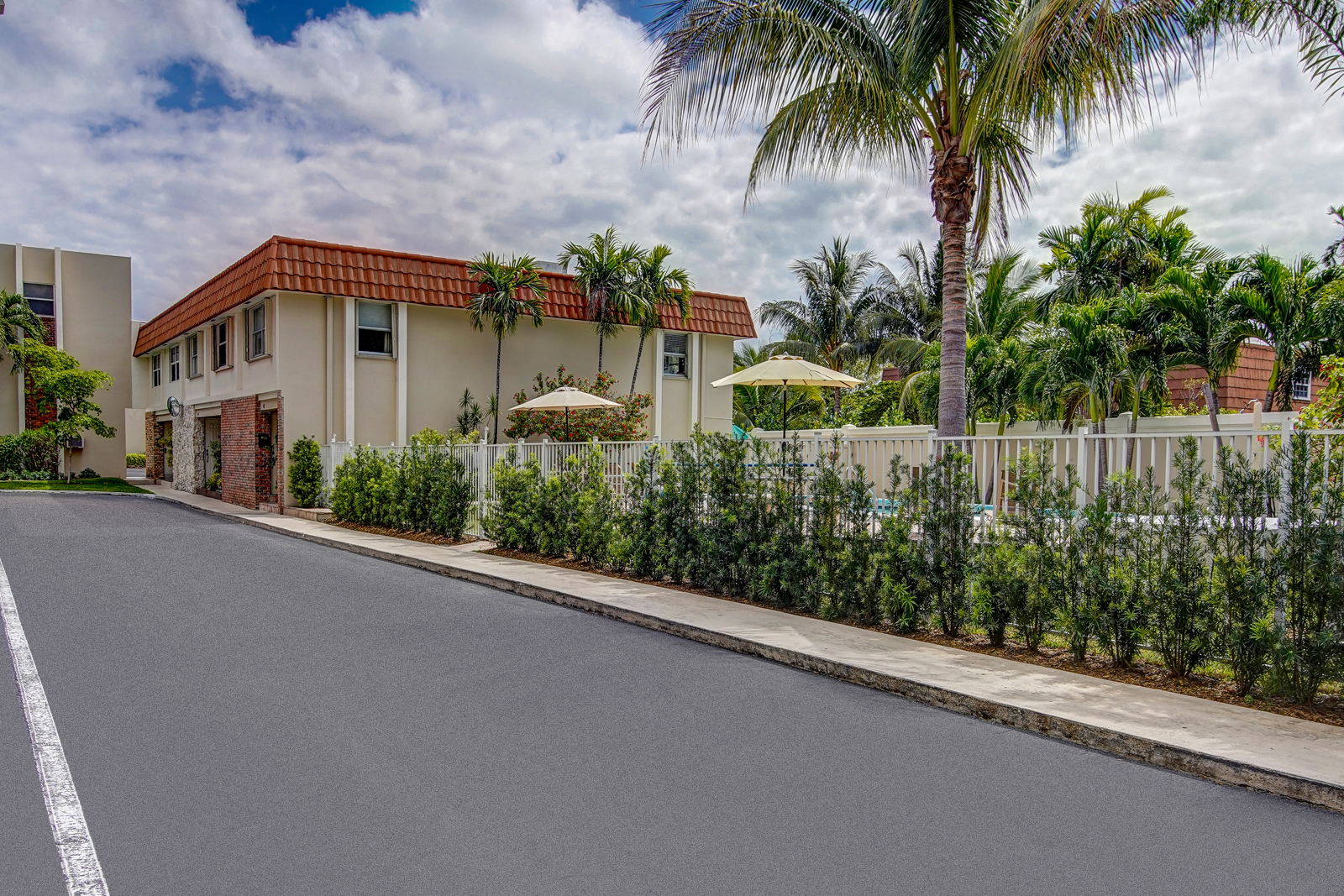 Well landscaped grounds.