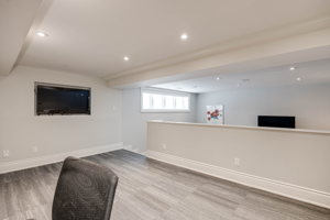 Step down to down to Lower Level Family Room