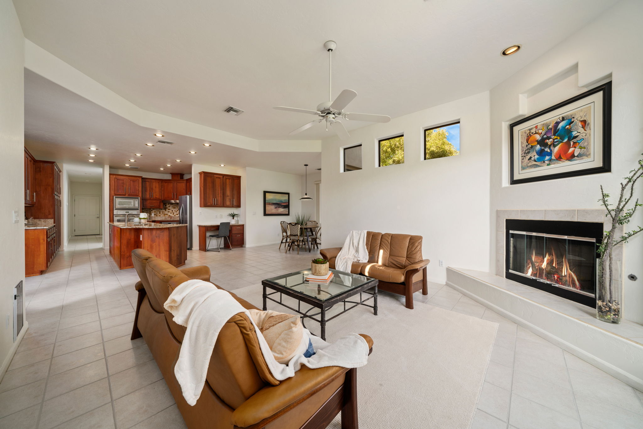 Family Room, view to the kitchen