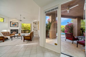 Family Room, French doors to covered patio