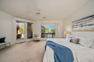 Primary Bedroom with a view to the backyard