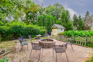 Firepit and She Shed
