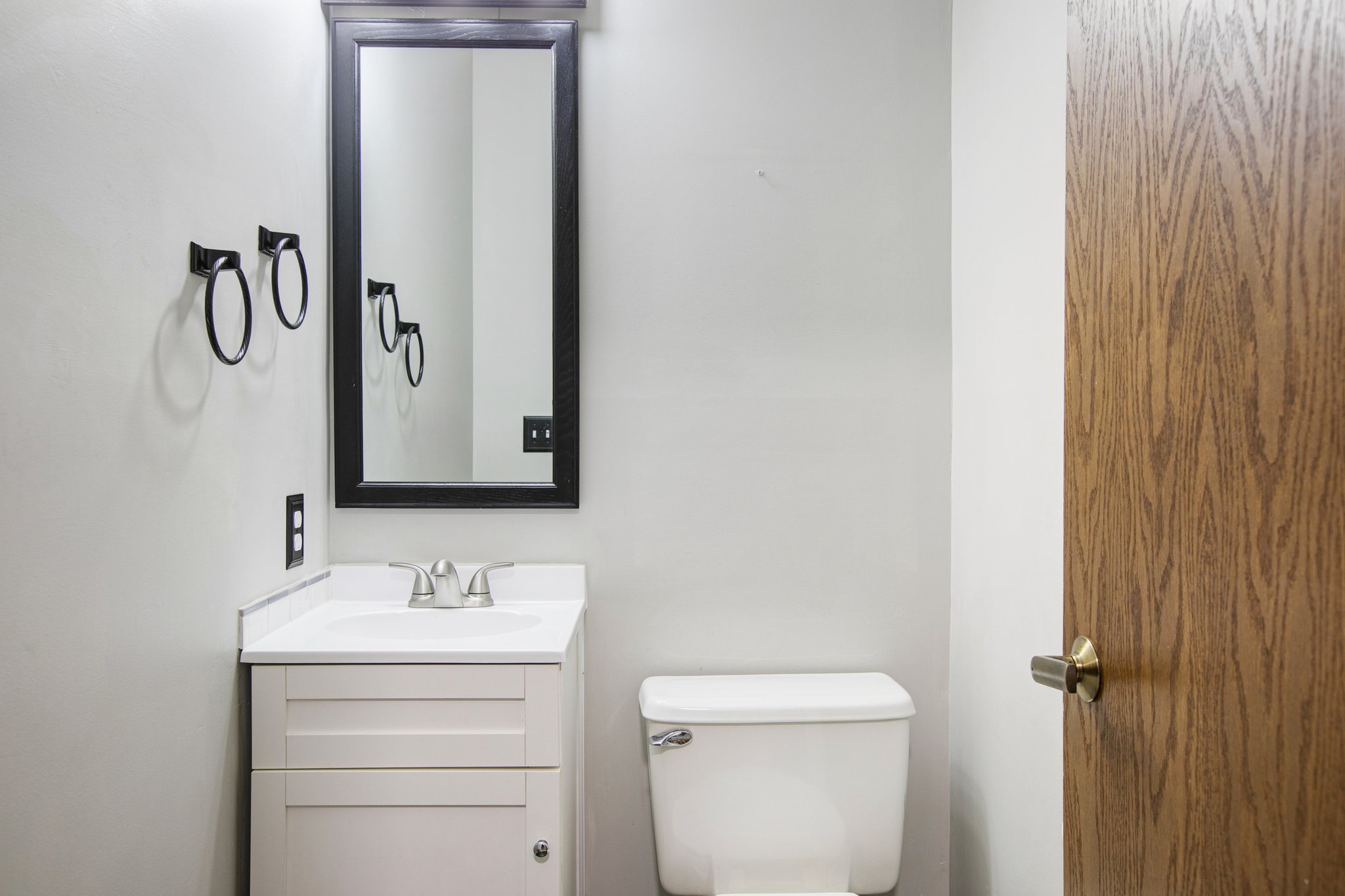 half bath off Garage