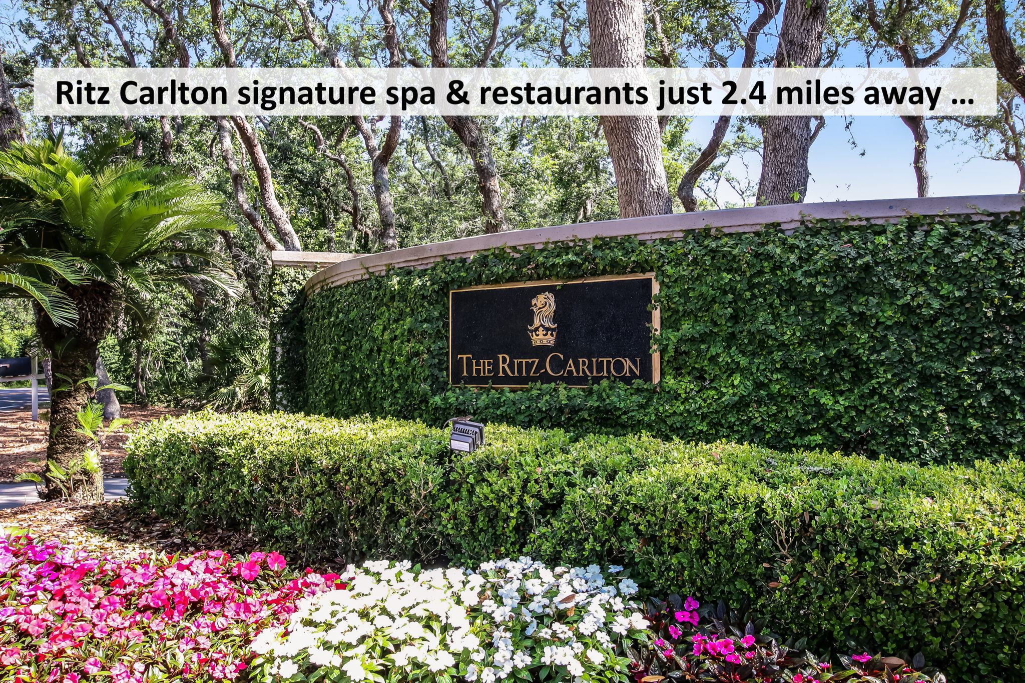 Nearby, access the indulgent amenities of a 5-star resort ...