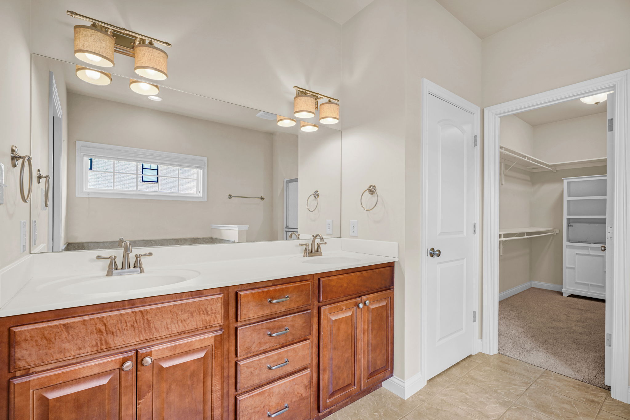 Double Vanity in Primary Suite