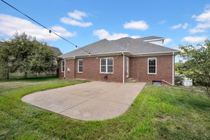 Spacious Back Patio
