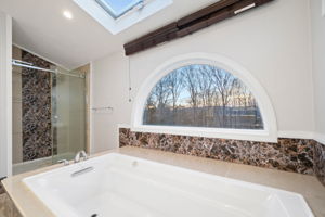View of tub & shower in Master Bath