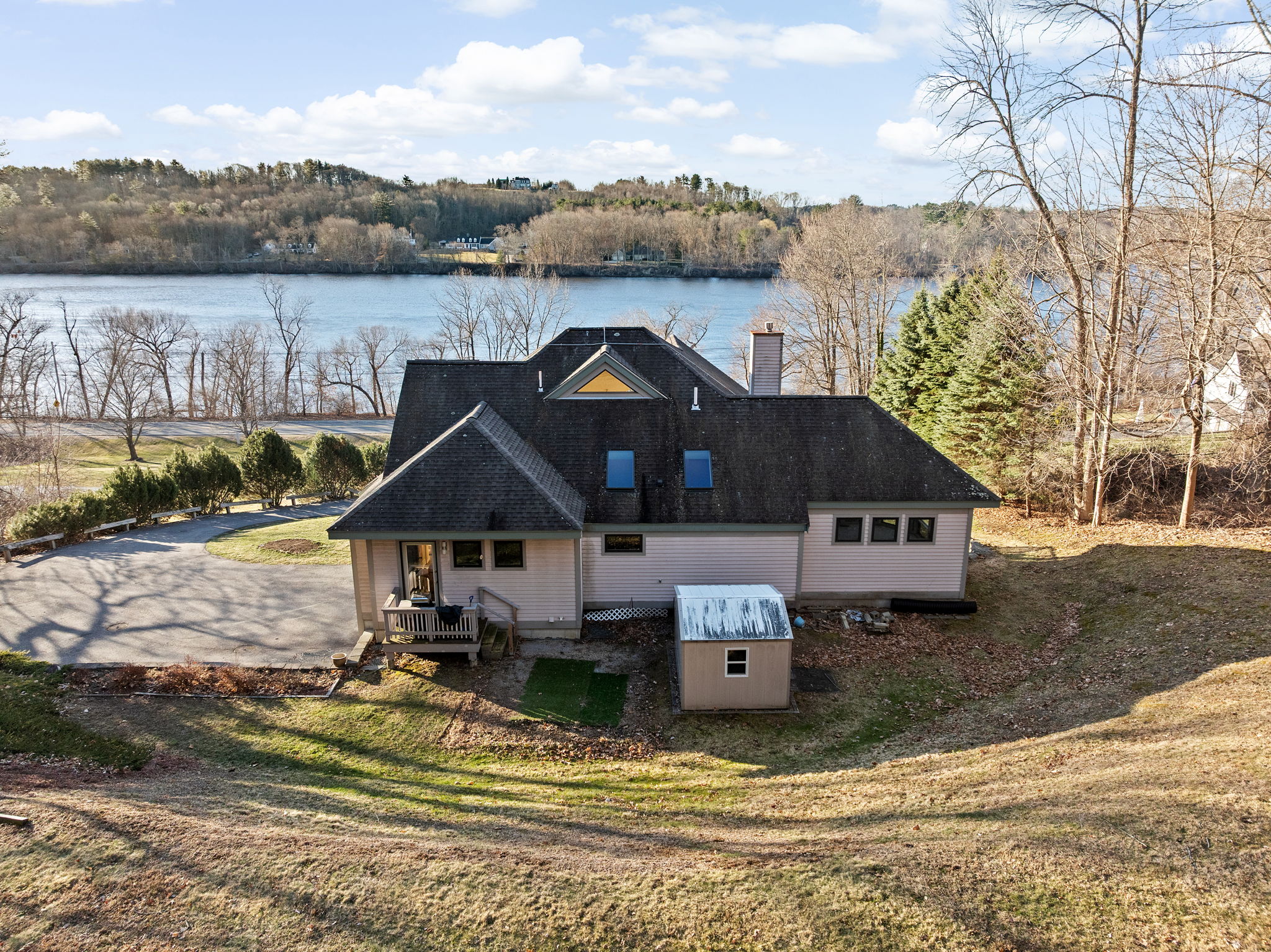 Aerial View of Back Lot