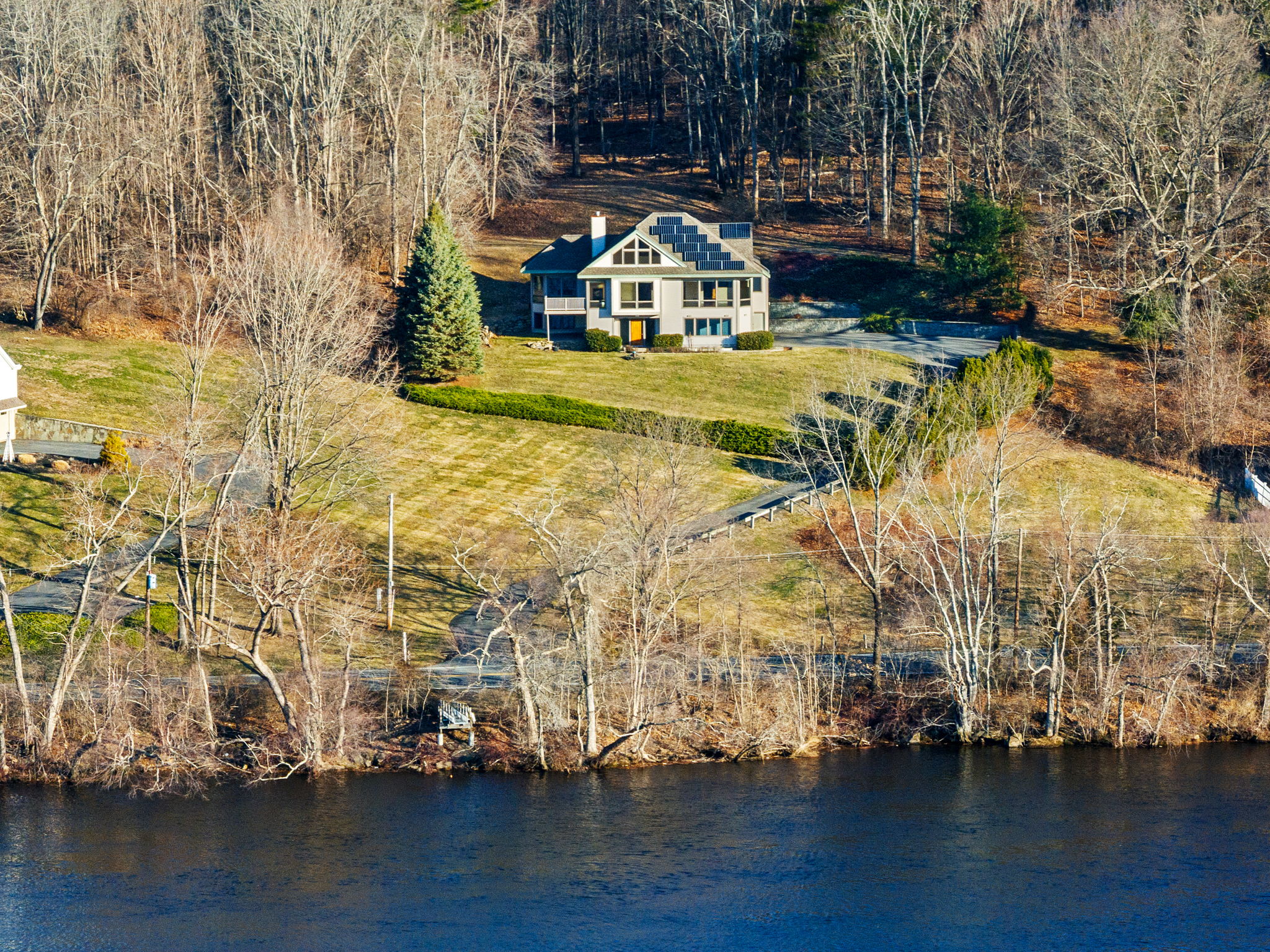 Aerial View Front of Lot