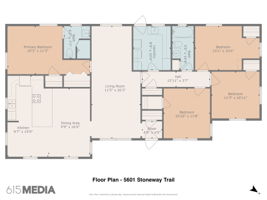 Floor Plan - 5601 Stoneway Trail