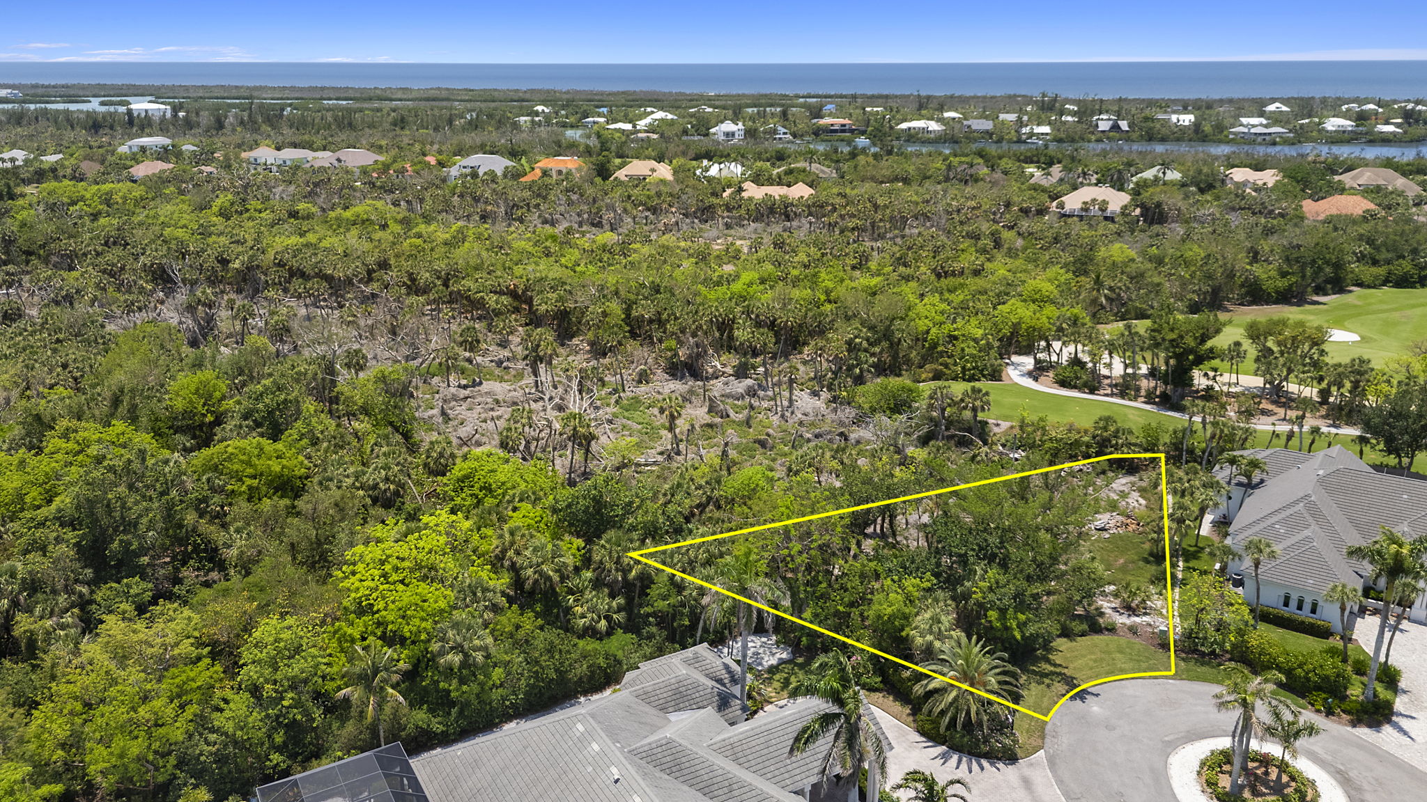 Aerial View 2 -Lot Lines