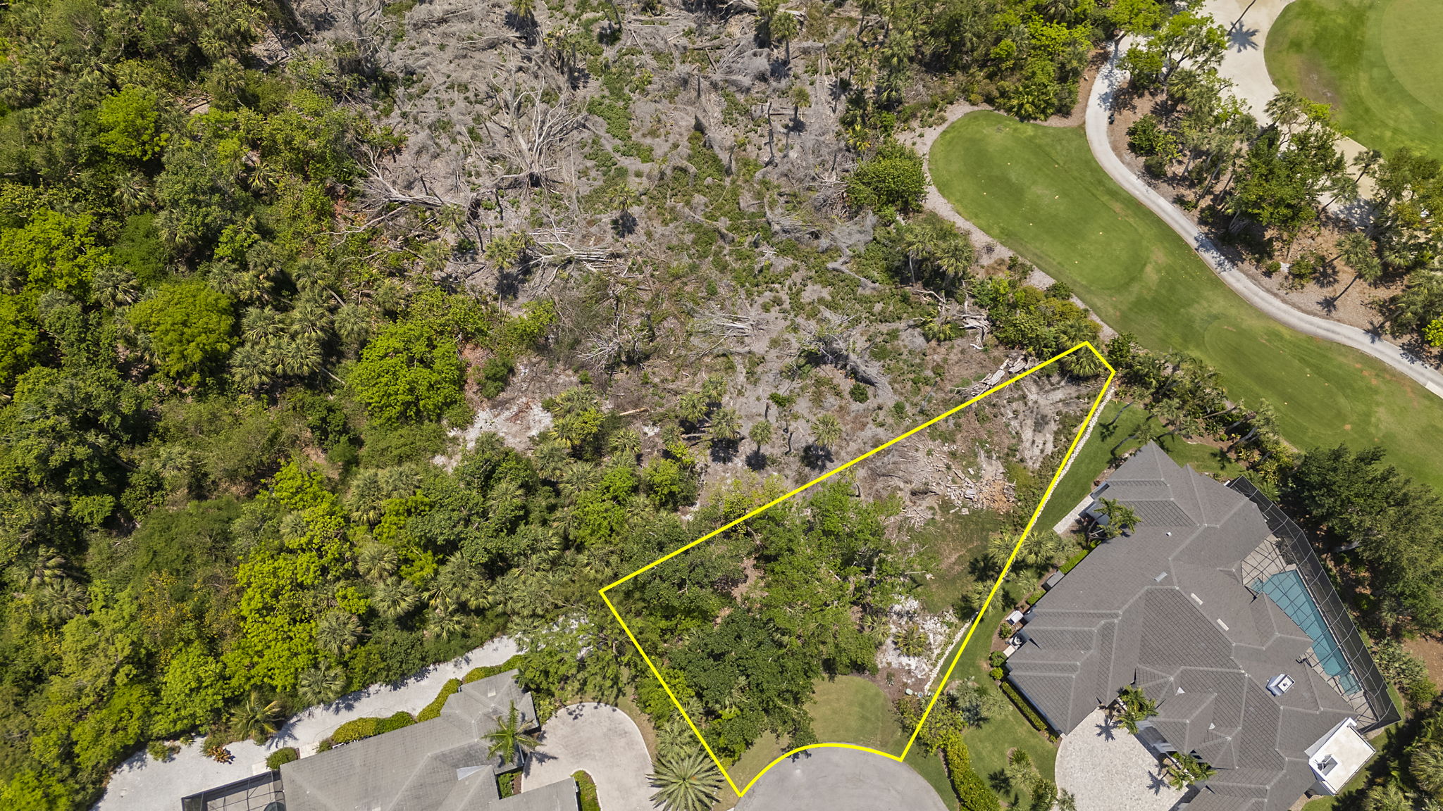 Aerial Overview 1 -Lot Lines