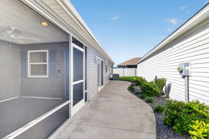 Lanai and Side Patio
