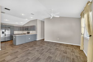 Kitchen and Living Room