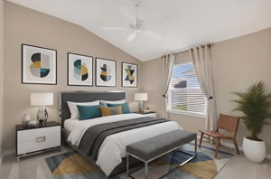 Second Bedroom-Virtually Staged