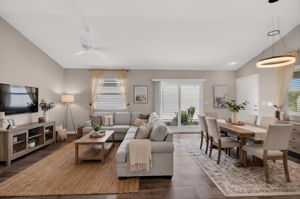 Living and Dining Rooms-Virtually Signed