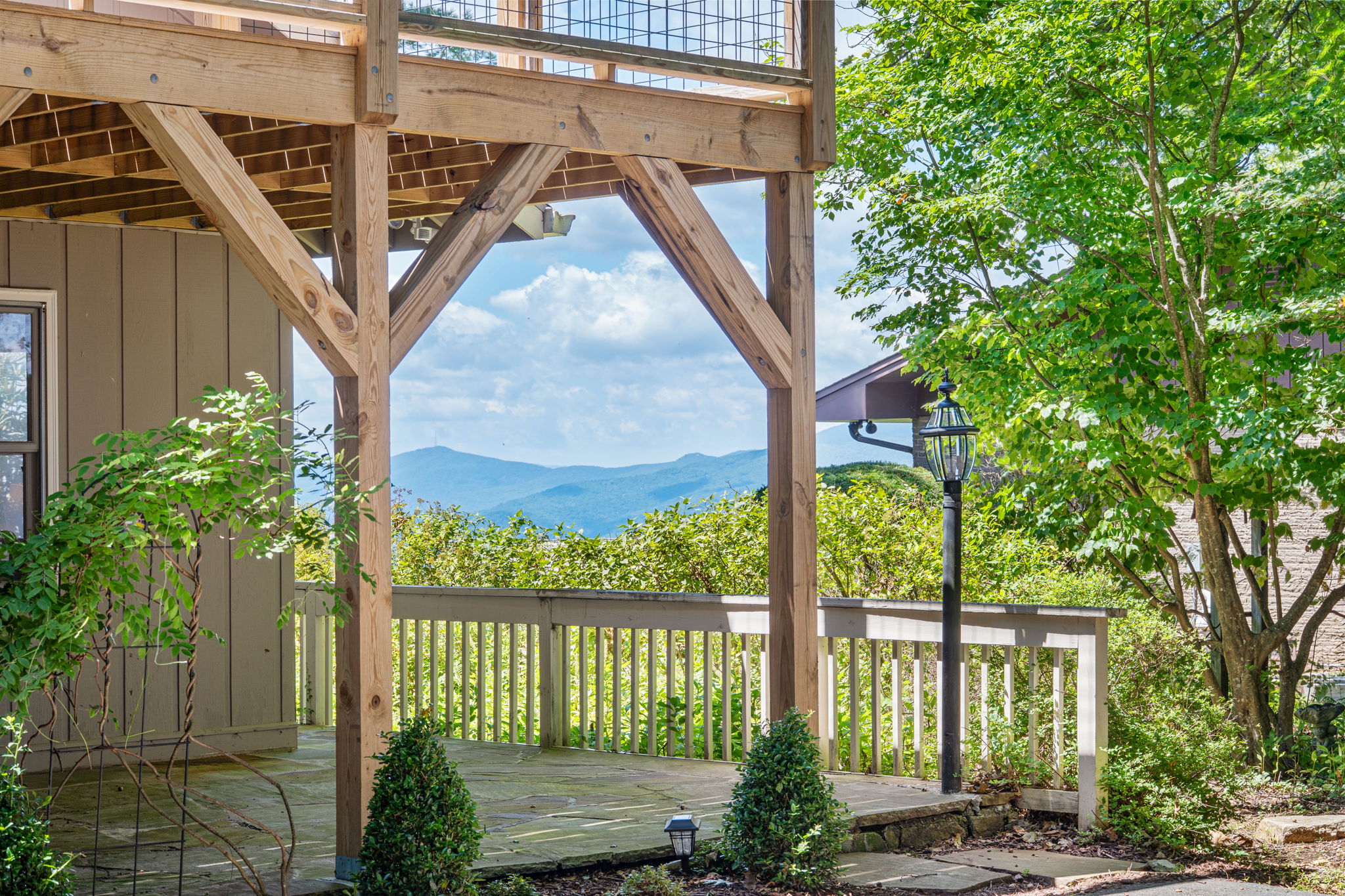 View from the driveway