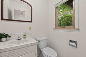 Downstairs half bath
