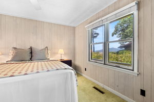 Downstairs Bedroom with view of Grandfather