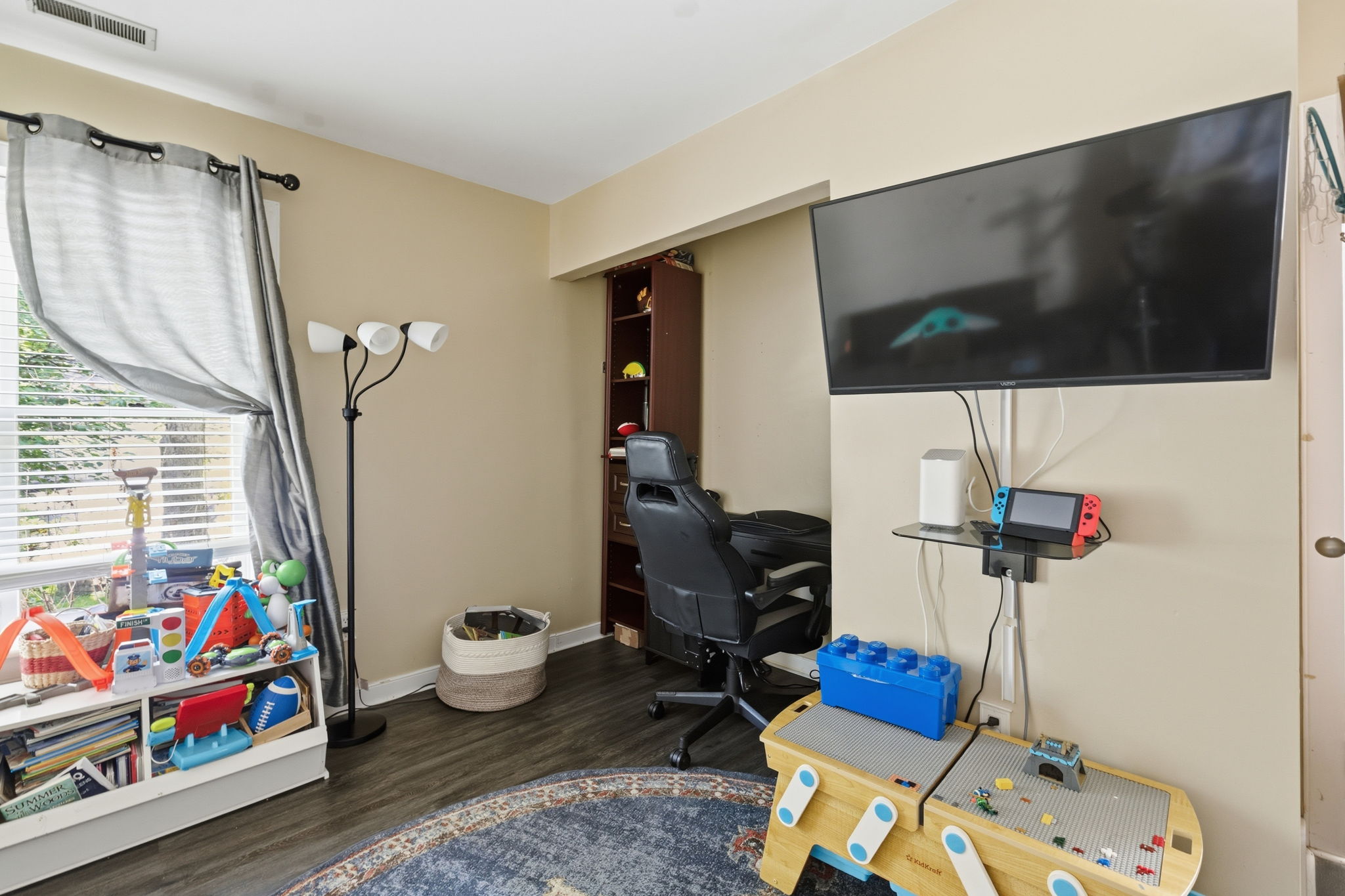 Another view of 3rd bedroom with newer LVP floors and nice closet.