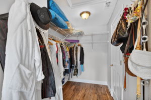 Primary Bedroom Generous Walk-In Closet