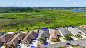 Aerial Front Elevation with Property Lines and WATER FRONT VIEWS!