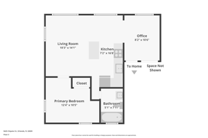 Guest Apartment Floor plan