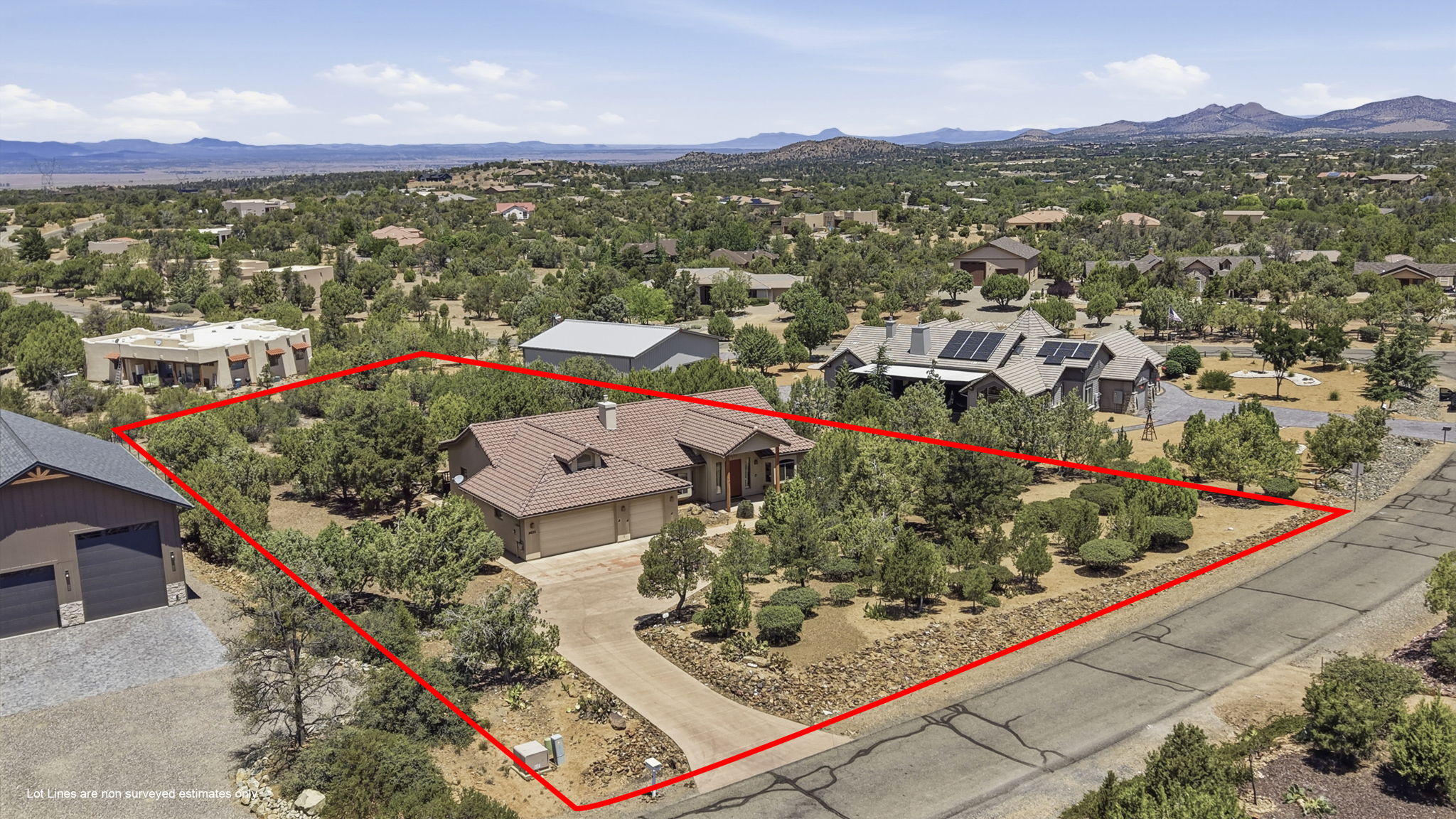 Aerial Front 3 Lot Line
