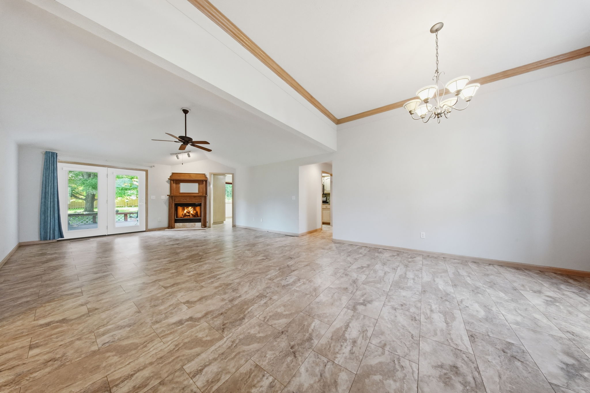 living room 1 with fireplace