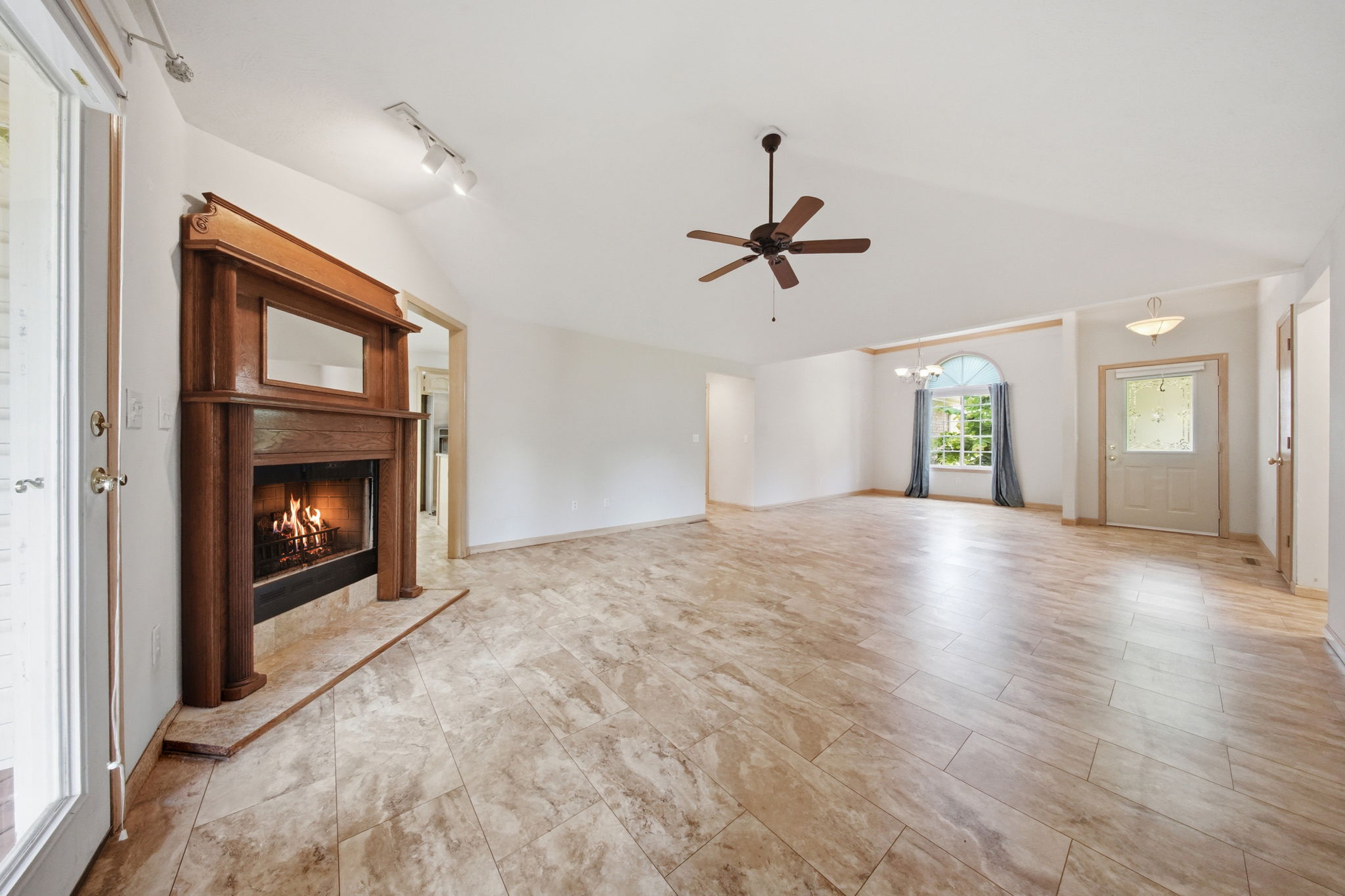 living room 3 with fireplace