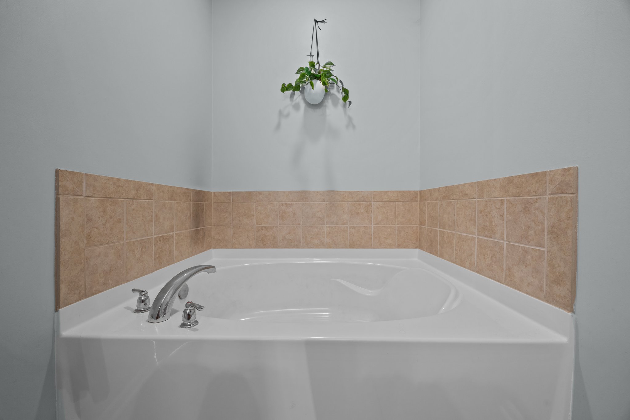 Primary bdrm garden tub