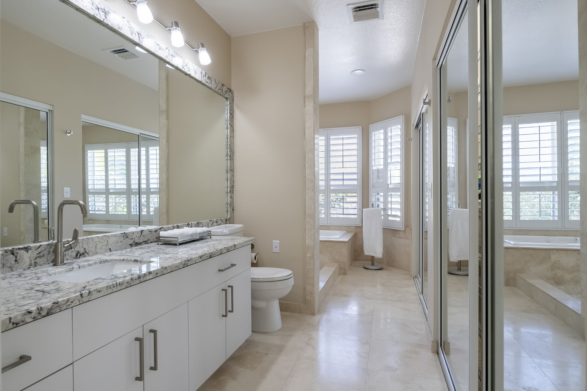 Master Bath: HIS vanity area+closet