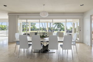 Lovely dining area with table that sits 12