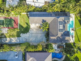 Aerial view of the entire home