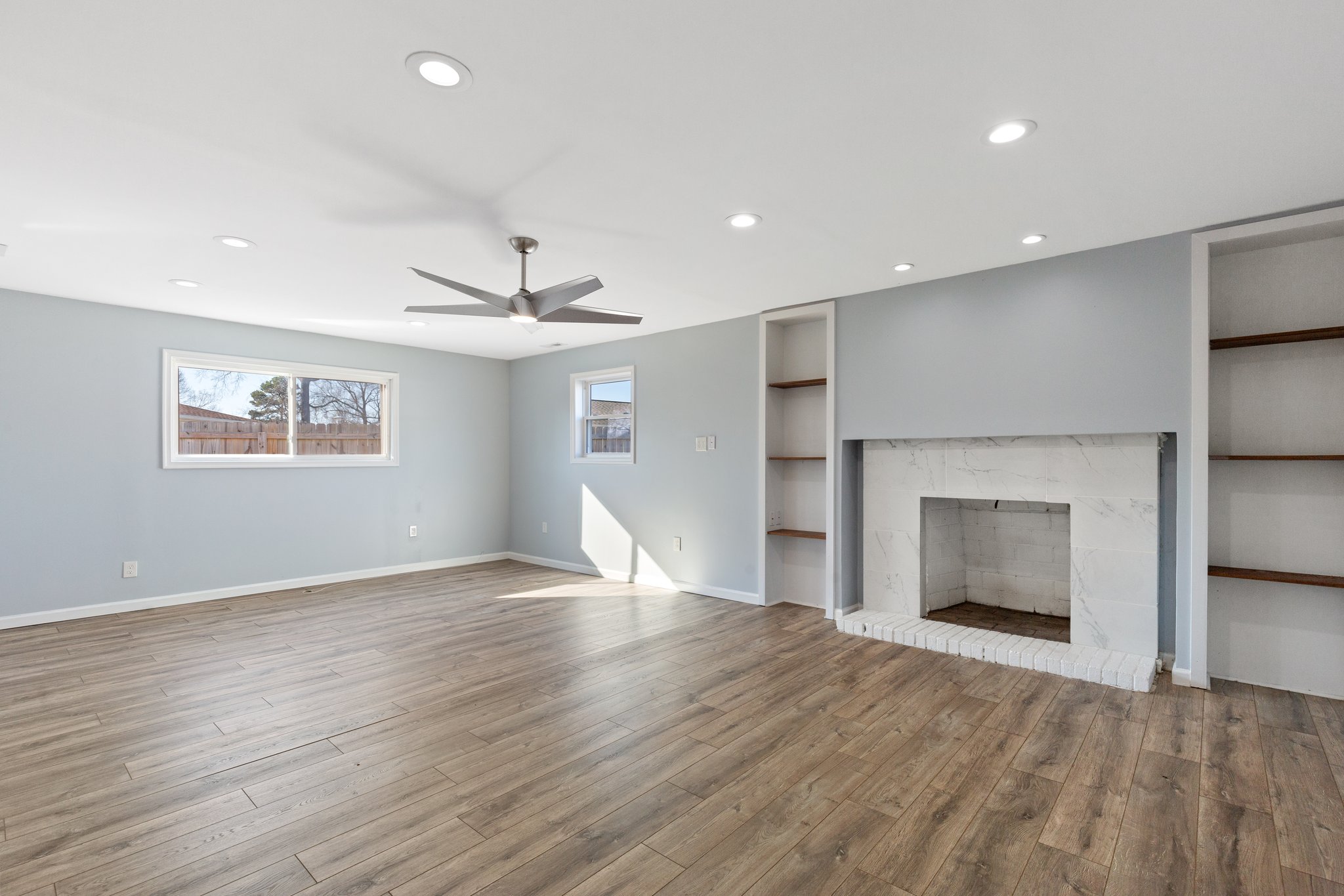 Spacious and Airy Living Room.