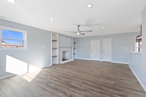 Seamless flow between Kitchen and Dining Room.