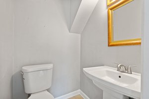 Downstairs Powder Room - Perfectly Refreshed.