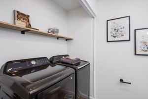 Main floor laundry room