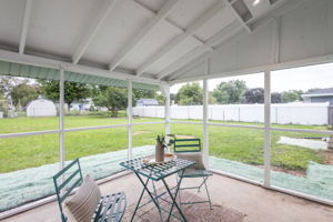 Sunroom off Kitchen