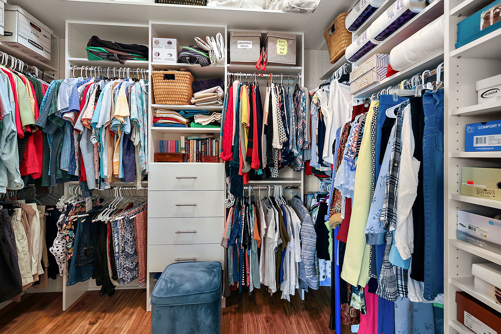 Primary Bedroom Customized Walk-In Closet