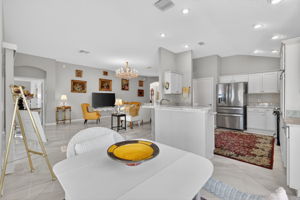 Living, Dining, and Kitchen