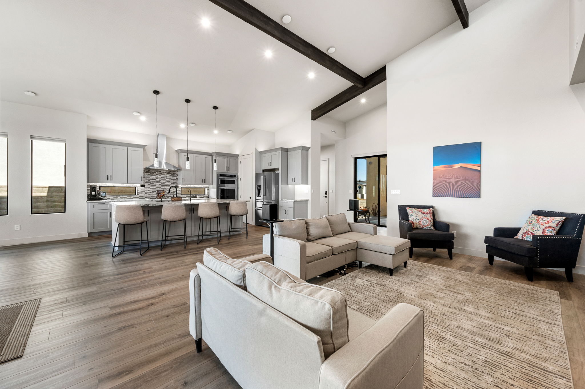 Living Room to Kitchen