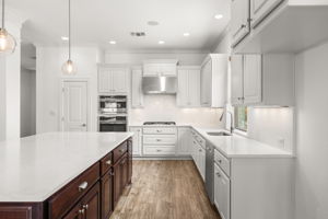Another view of the gorgeous kitchen. The island is massive!