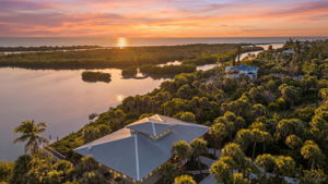 Aerial Front Exterior 4 -Dusk