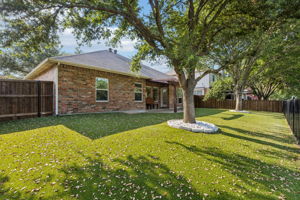 Look no grass to mow!