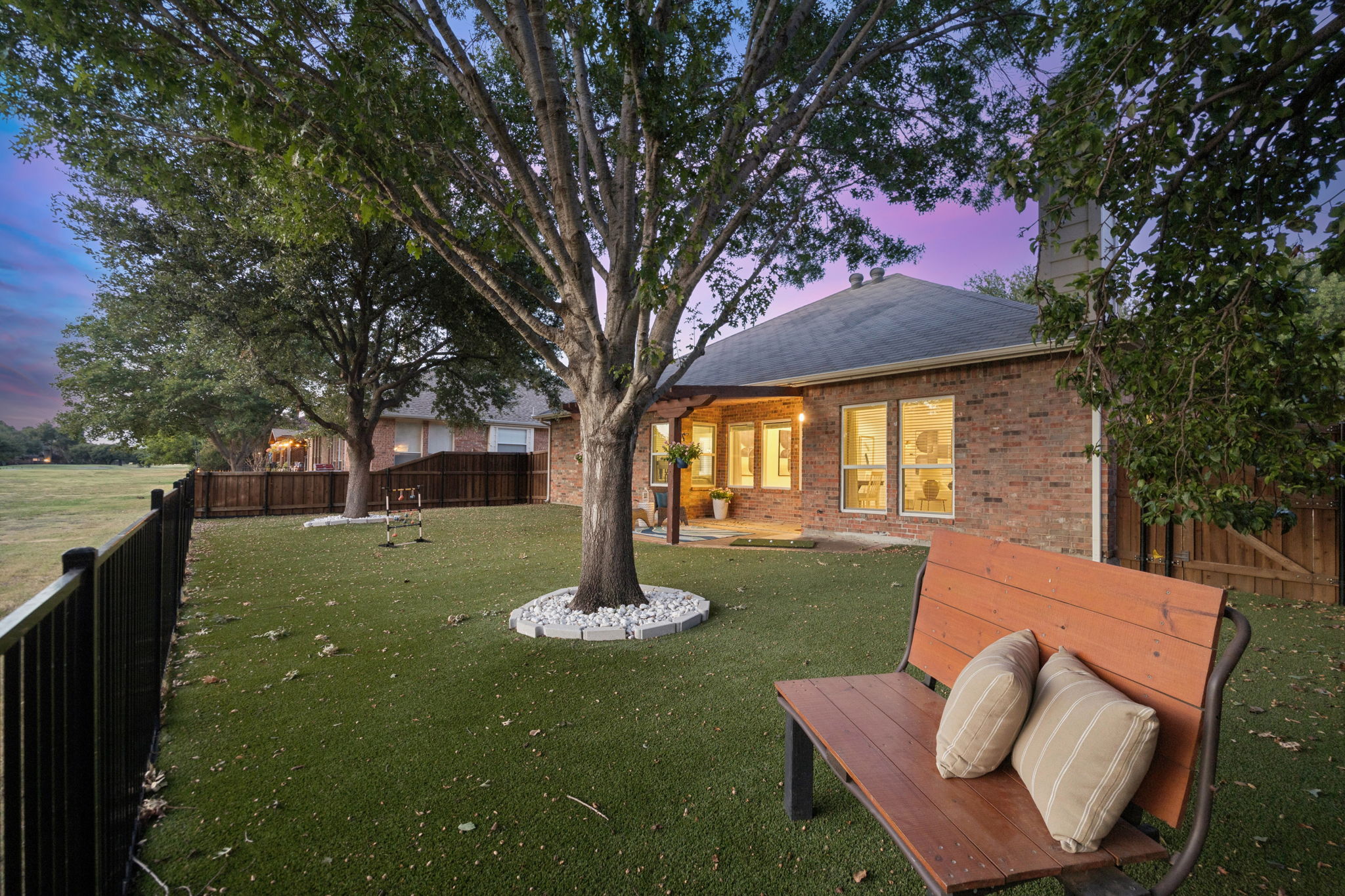 No mowing required oasis