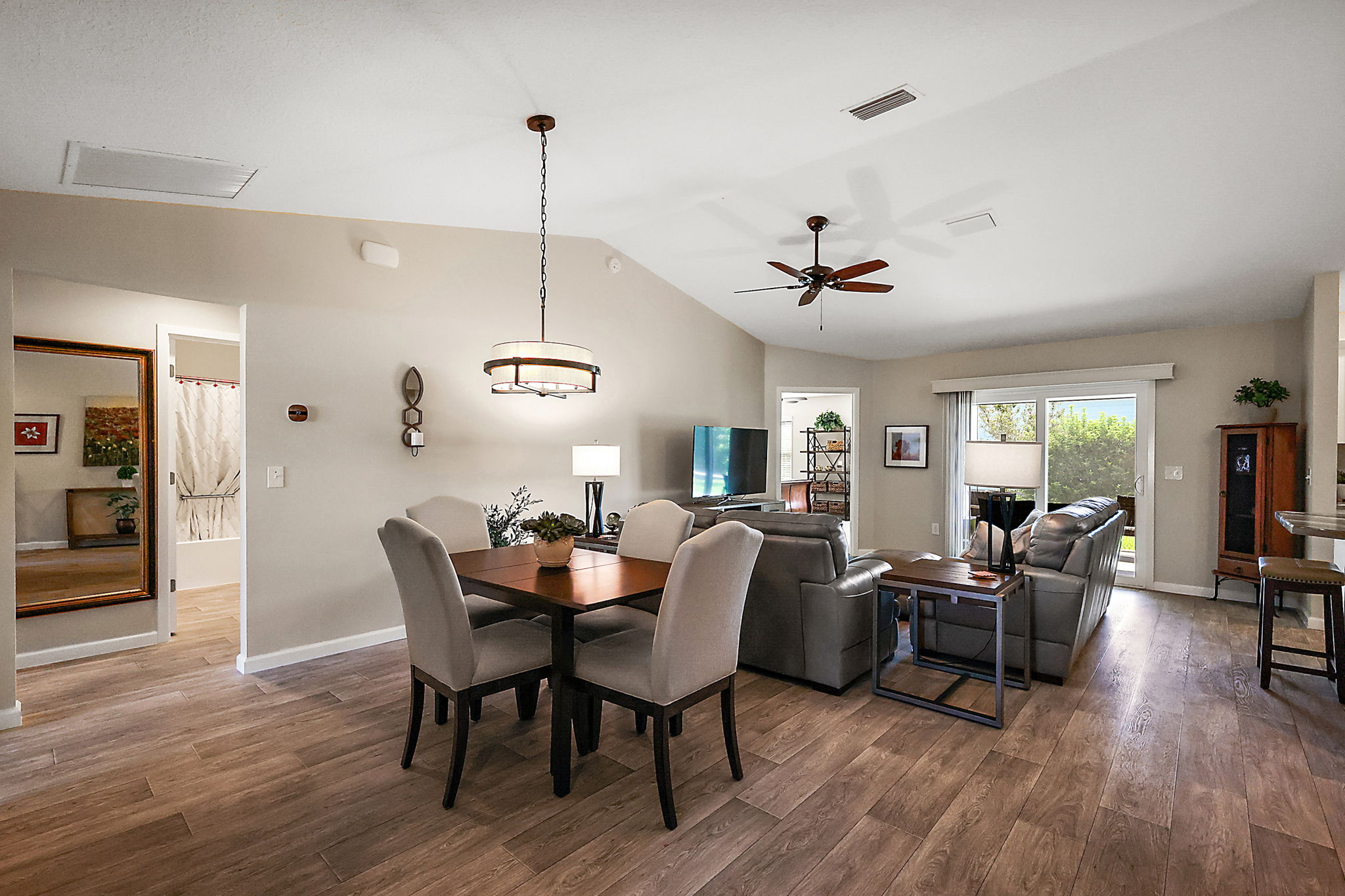 Dining and Living Rooms